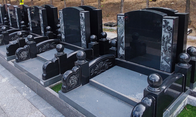 中华永久陵园高端碑型中华2号园G2区龙凤一号75800元